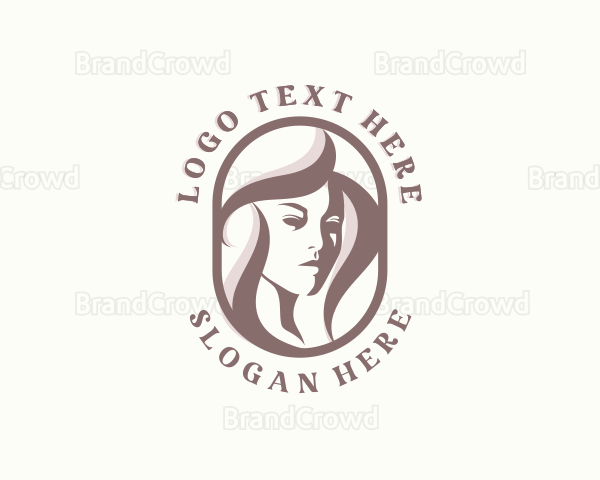 Woman Hair Salon Logo