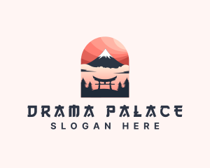 Mount Fuji Japan logo design