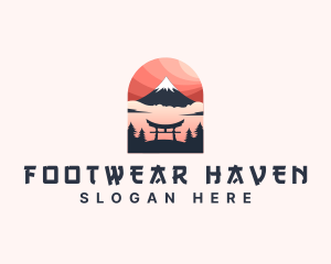 Mount Fuji Japan logo design