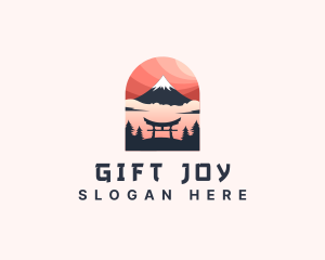 Mount Fuji Japan logo design