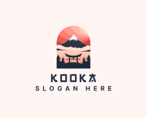 Mount Fuji Japan logo design