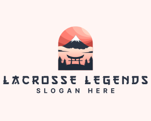 Mount Fuji Japan logo design