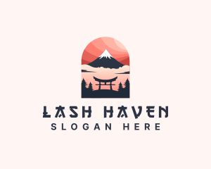 Mount Fuji Japan logo design