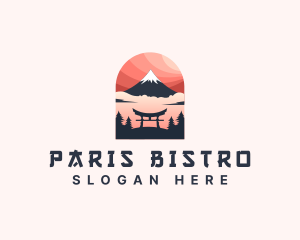 Mount Fuji Japan logo design