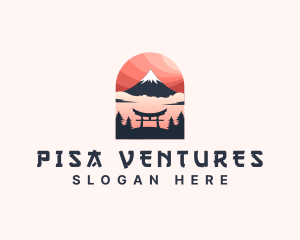 Mount Fuji Japan logo design