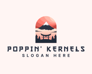 Mount Fuji Japan logo design