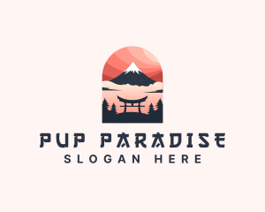 Mount Fuji Japan logo design