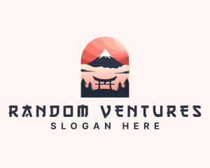 Mount Fuji Japan logo design