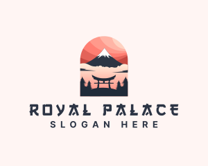 Mount Fuji Japan logo design