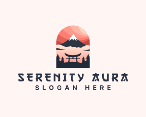 Mount Fuji Japan logo design