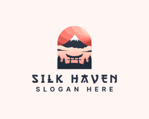 Mount Fuji Japan logo design