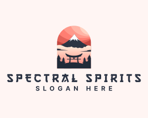 Mount Fuji Japan logo design