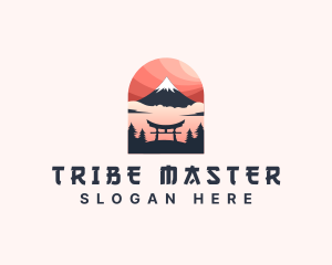 Mount Fuji Japan logo design