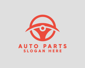 Modern Steering Wheel logo design