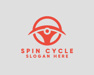 Wheel - Modern Steering Wheel logo design