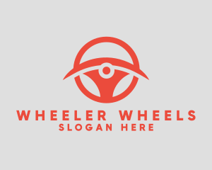 Modern Steering Wheel logo design