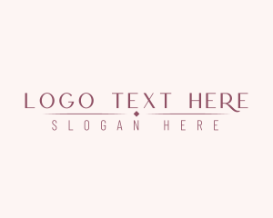 Luxury Cosmetics Style Logo