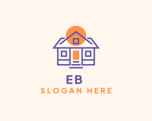 Sunset Real Estate Housing Logo