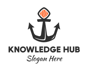 Sushi Sashimi Anchor Logo