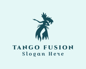 Tango - Festive Costume Dancer logo design