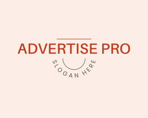 Advertising - Advertising Industry Business logo design