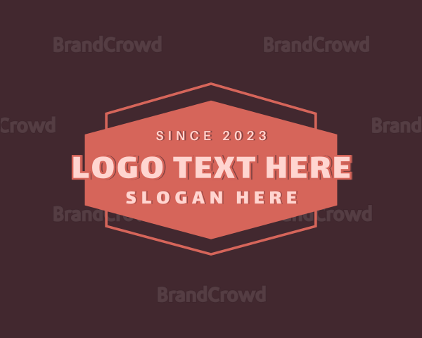 Shop Hexagon Business Logo