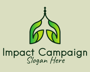 Islamic Mosque Nature  Logo