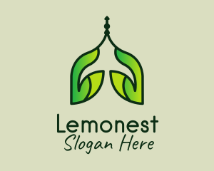 Islamic Mosque Nature  Logo