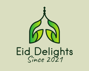 Eid - Islamic Mosque Nature logo design