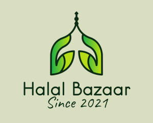 Islamic Mosque Nature  logo design