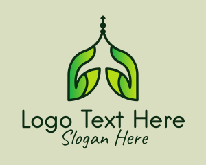 Islamic Mosque Nature  Logo