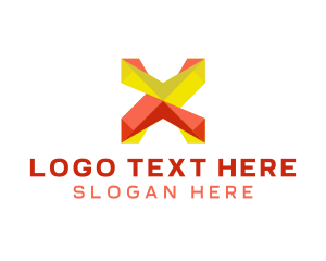 Cryptocurrecy - Digital Gaming Letter X logo design