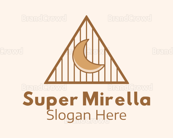 Brown Moon Triangle Logo