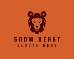 Grizzly Bear Beast logo design