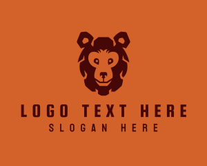 Hunter - Grizzly Bear Beast logo design