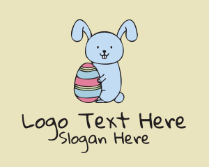 Pet Store - Easter Bunny Sketch logo design
