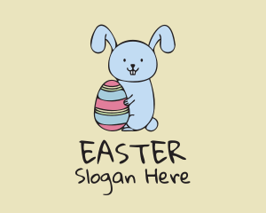 Easter Bunny Sketch logo design
