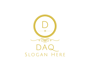 Elegant Luxurious Round Rope Logo