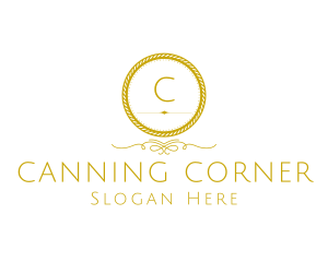 Elegant Luxurious Round Rope logo design