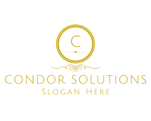 Elegant Luxurious Round Rope logo design