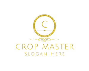 Elegant Luxurious Round Rope logo design