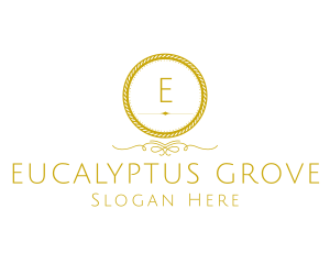 Elegant Luxurious Round Rope logo design