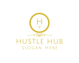 Elegant Luxurious Round Rope logo design