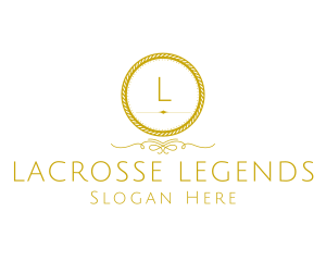 Elegant Luxurious Round Rope logo design