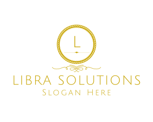 Elegant Luxurious Round Rope logo design