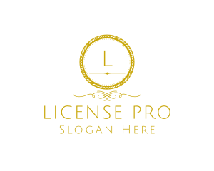 Elegant Luxurious Round Rope logo design