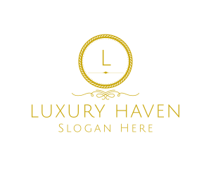 Elegant Luxurious Round Rope logo design