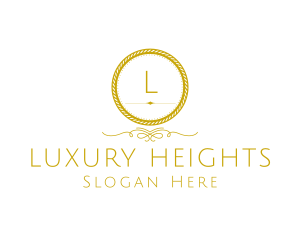 Elegant Luxurious Round Rope logo design