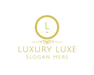 Elegant Luxurious Round Rope logo design