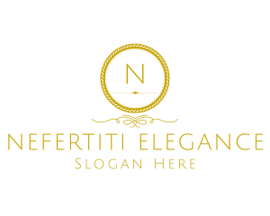 Elegant Luxurious Round Rope logo design